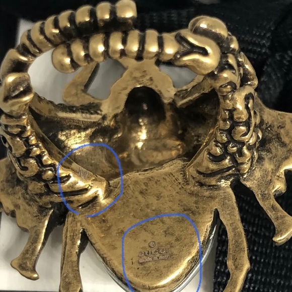 NWW Gucci Bee Ring with Crystals and Pearl XS (US size 5.25), M (US size 7.5) - Picture 6 of 16